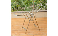 Foldable Clothes Drying Rack Stainless Steel Folding Drying Rack Floor-Standing Space-Saving for Balcony, Apartment