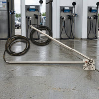 Double Swing Arm with Hose Stainless Metal Vehicle Wash Swing Arm Non-Retractable Hardware for Auto Automotive Specialists