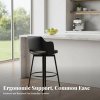 Upholstered rotating High Stool Easy to Clean Upholstered rotating Stool for Adults