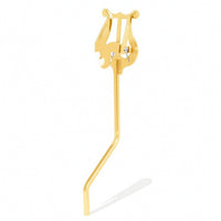 Lyre Portable Sheet Music Clamp on Holder Metal Sheet Music Clip for Instrumentalists, Rehearsals, Practice