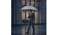 Stormproof Automatic Umbrella with Cover Waterproof Long-Handle Umbrella Heavy Duty Large for Business Professionals, Commuters, Daily Commute