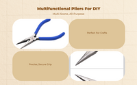 Needle Nose Pliers, 5cm Mini Jewelry Pliers, accurate Hand Tool for Beading, DIY Crafts, Jewelry Repair
