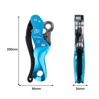 Single Plate Descender Lightweight Aluminum Alloy Descender Portable Outdoor Gear for Response Workers