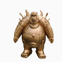 现货士兵雕塑树脂工艺品仿铜侍卫蒙古武士古代人物居家沙发摆件