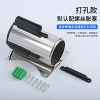 Wall-Mounted Stainless Steel Cashier Retractable Belt Barrier with Fixed Post, 2m 3m Wholesale