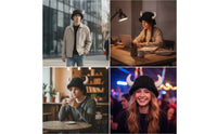 Soft Hat with Protrusions Furry Hat with Protrusions Unisex Headwear for Partygoers, Costume Parties, Photoshoots