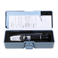 Handheld Refractometer for Antifreeze Freezing Point Tester, Electrolyte Hydrometer, Glass Water Concentration Meter