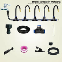 Misting Cooling System Adjustable Nozzle, Misting Cooling System Misting, Coolin #variant:5/8 inch, 5 meter set
