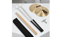 Non-Slip Marching Drum Mallets Comfortable Grip Drum Mallets with Aluminum Handles Long-Lasting Percussion Sticks High-Strength for Drummers, Students, Drumline, Practice