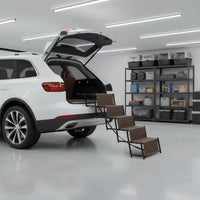 Pet Car Stair Ladder Heavy Duty Dog Car Steps Lightweight Foldable Pet Ladder for SUV