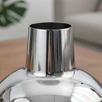 Stainless Steel Vase High Shine Finish Decor Item Tarnish Resistant