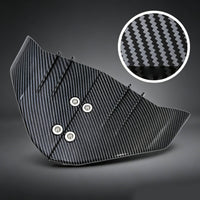 Hydrofoil Stabilizer with Mounting Hardware Aerodynamic Outboard Motor Hydrofoil Black Outboard Motor Stabilizer for Boat Owners