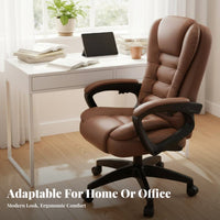 Molded Shell Seat with Wood Legs Ergonomic Backrest Desk Chair Easy Installation Non-Slip Feet for Home Office Users, Study Room