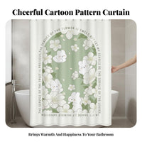 Geometric Pattern Shower Drape Waterresistant Bath Curtain sturdyDuty for homeowners