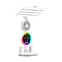 Desk Lamp with Display Touch Control Desk Lamp with Fan Dimmable for Students