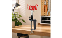 Clamp-on Spraying Instrument Holder Stable Spraying Instrument Holder with Desk Clamp Sturdy for Hobbyists, Miniature Painters, Workbench, Studio