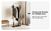 Standal Entire Standing Valet Stand Minimalist Design Clothing Rack Large