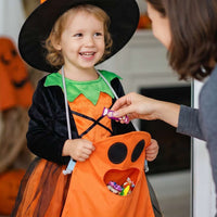 Halloween Ghost Bag for Kids Candy Collection Storage Bag, DIY Pattern