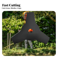 Carbide Tipped Trimmer Cutting Circular Grass Cutter Alloy Lawn Trimmer Disc for Gardeners, Landscapers, Garden, Yard, Farm