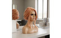 PVC Mannequin Head Mannequin Head with Shoulders Necklace Display Bust for Salon