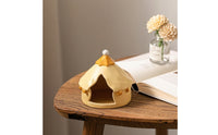 Ceramic Hamster Easy to Clean Small Animal Hideaway Cool Hideaway for Cages, Tabletops