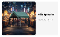 Commercial Market Tent Windproof Outdoor Event Canopy Protection Outdoor Vehicle Shelter for Car Owners, Homeowners, Parking Lot, Driveway, Garden