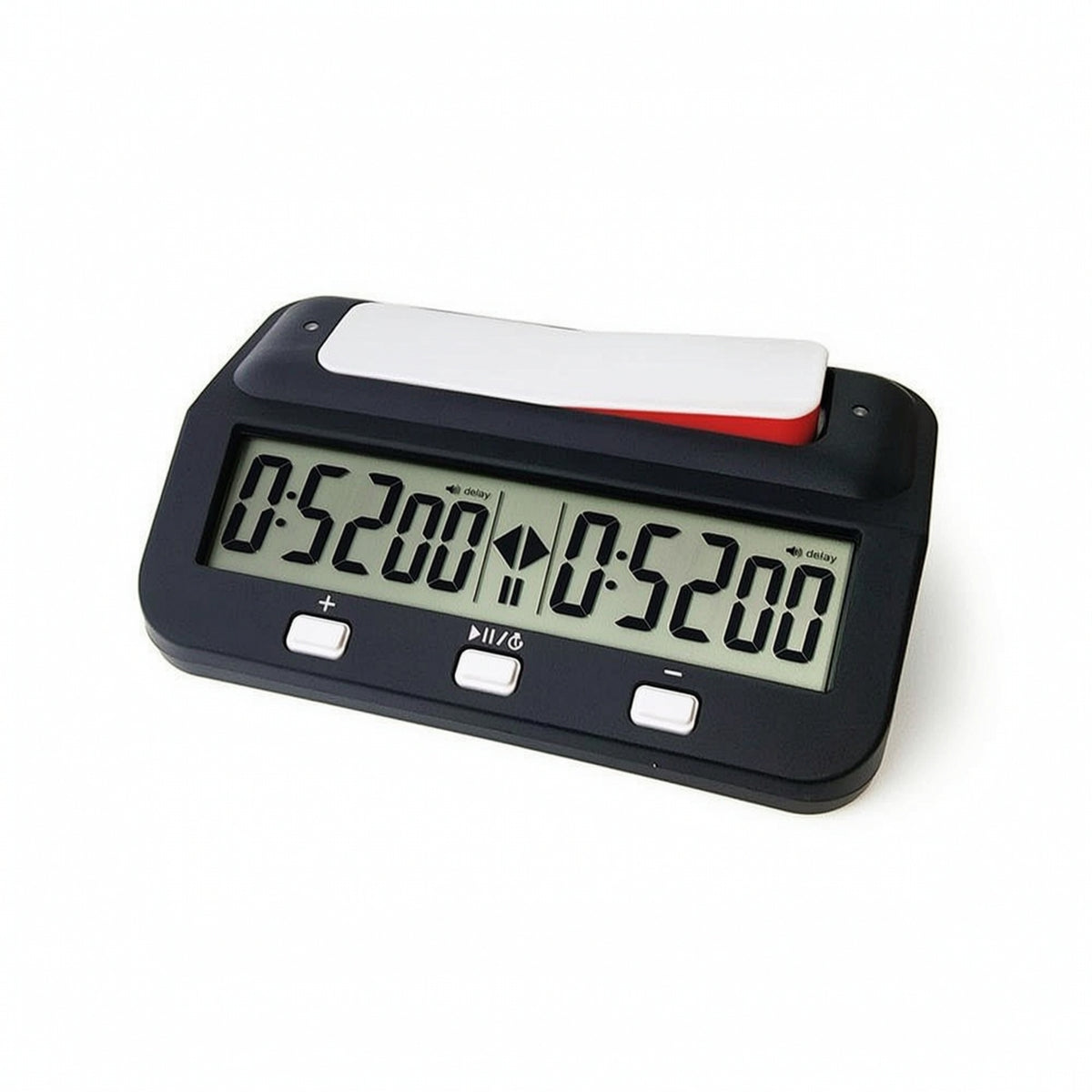 Battery-Operated Chess Timer with LCD Screen Easy to Use Digital Chess Timer Large Display Sturdy for Board Game Players