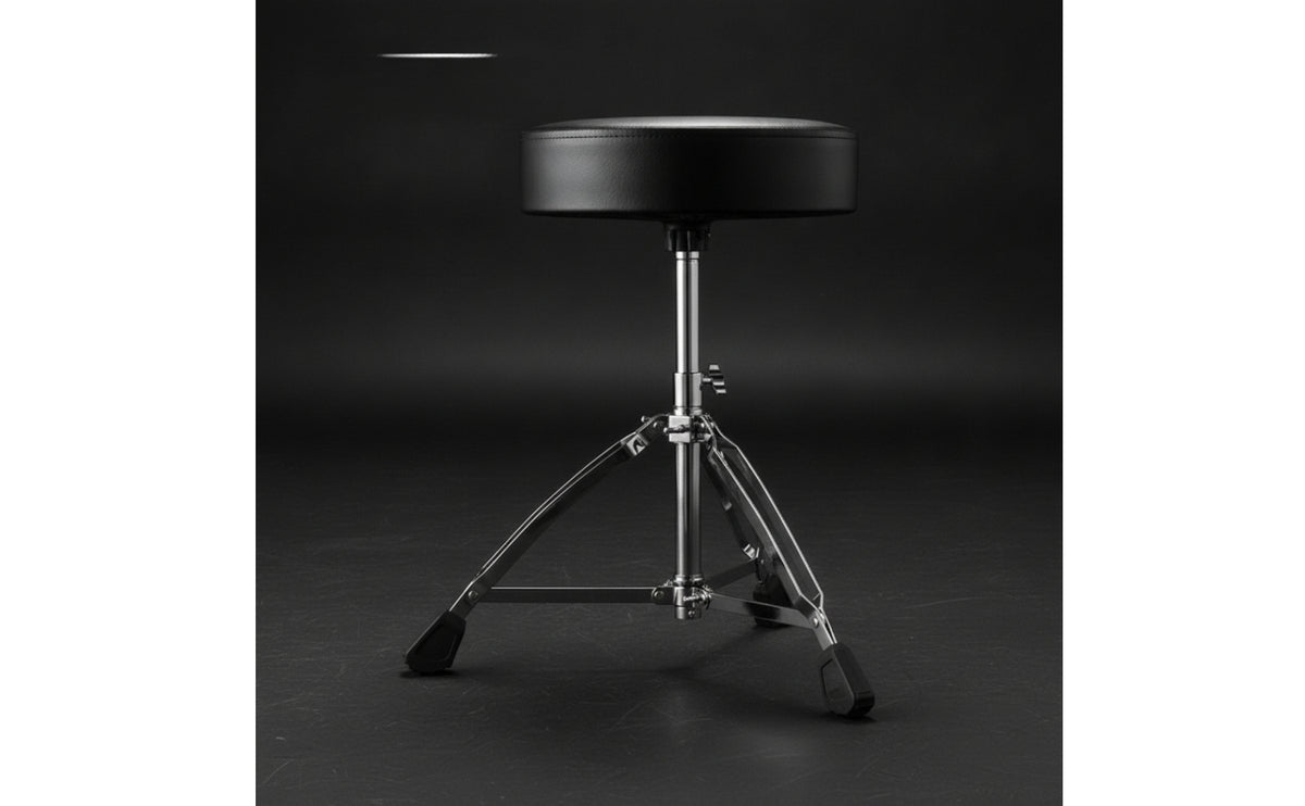 Height Adjustable Drum Throne Padded Drum Seat Non-Slip Heavy-Duty for Drummers, Musicians, Beginners, Home Studio, Practice Room, Stage