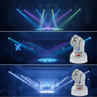 Moving Head Beam Light 120W Moving Head Stage Light DMX512 Sound-Activated for DJs, KTV, Nightclubs