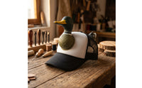 Mesh Back Duck Trucker Hat Breathable Cartoon Duck Hat Unique Novelty Cap Playful for Festivals