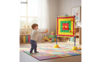 Sticky-Ball Target Board 12 Balls Sticky Ball Target Set Children's Play Equipment Outdoor Hand-Eye Coordination
