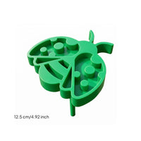 Stake-Mounted Bee Waterer Multi-Compartment Flower-Shaped Bee Watering Station