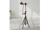 Adjustable Height Cycle Repair Stand Tripod Bike Repair Stand with Tool Tray Compact Steady for Workshop