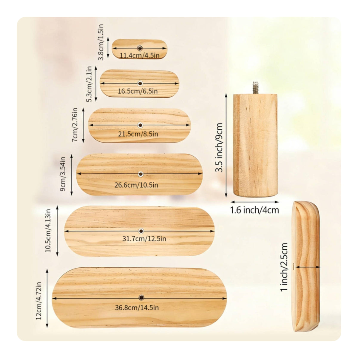Pottery Press Tool Rounded Wooden Shaping Tool Polished