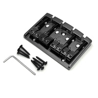 4弦贝斯琴桥 84.5x58mm 琴体式/穿板式 弦距19mm 贝斯固定琴桥