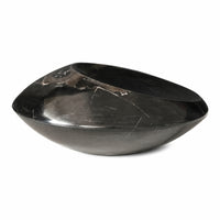 Marble Decorative Bowl Carved Marble Bowl Polished Decorative Tray for Coffee Table, Vanity
