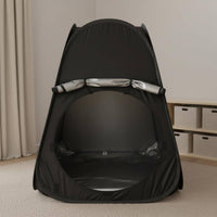 Blackout Sensory Tent Portable Blackout Instant-Open Tent Easy Storage Spring-up up Playhouse for Kids, Young Children