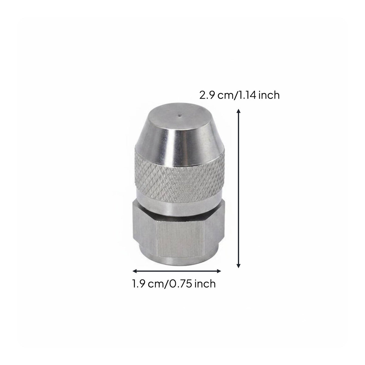 7 Pieces 304 Stainless Steel Mist Nozzle High Atomization Industrial Hardware