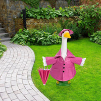 Raincoat Goose Outfit Summer Outdoor Yard Decoration