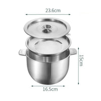 Heat-Resistant Oil Container with Strainer Easy-Grip Oil Storage Container with Lid Rust-Proof Grease Keeper with Strainer Rustproof for Home Cooks