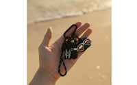 Attachable Silicone Keychain with Charms Lightweight Scuba Bag Charm Secure Carabiner Keychain Mini for Keys