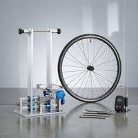 Bench-Top Two-Wheeled Wheel Truing Stand Adjustable Wheel Truing Stand Rigid Accurate for Workshops