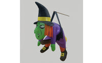 Outdoor Halloween Inflatable Witch Safe Halloween Inflatable Giant Inflate Witch Lighted for Porch
