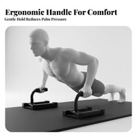 2 Pieces Press-up Stands Non-Slip Press-up Stands Floor Exercise Stands Reduces Wrist Strain Fitness Equipment Comfortable