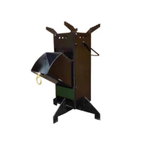 Outdoor Wood Stove, New Rocket Stove for Camping and Picnic, Portable and Foldable, Thickened, for Home Use
