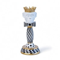 Lion Sculpture with Crown Decorative Lion Statue with Crown Majestic