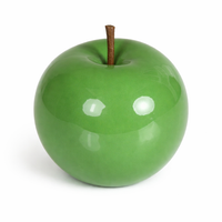 Ceramic Figurine for Living Room Decor and Birthday Gift, Decorative Fruit Ornament with Glazed Finish