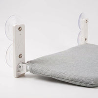Cat Hammock Window Cat Bed with Metal Frame, Soft Sunbathing Cat Bed and Cat Perch, Suction Cup Universal Size Indoor Use Warm Winter Lounger