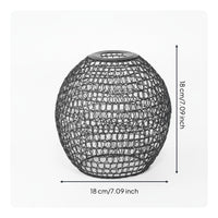 Wire Mesh Lampshade Dark Geometric Shape Lampshade Retro for Suspension Lamp