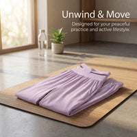 Ladies Trousers for Women UK with High Waist Control, Wide Leg Design with Tapered Ankles, Quick Dry Material for Gym and Running
